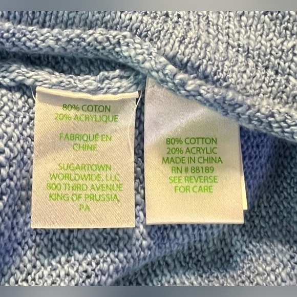 NWT Lilly Pulitzer Pippy Sweater Blue Peri Sun Sand Sea Intarsia SIZE SMALL - Picture 8 of 15